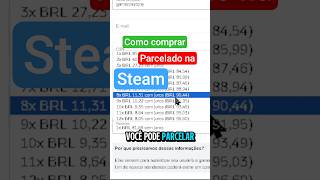 Steam: Como parcelar em até 12x sem erro
