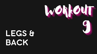 Cardio, Back and legs in 30 minutes [Resistance Band Workouts]