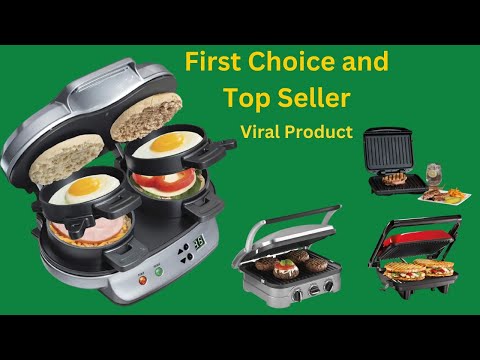 Hamilton Beach Breakfast Sandwich Maker Review | How to use | My Products Review