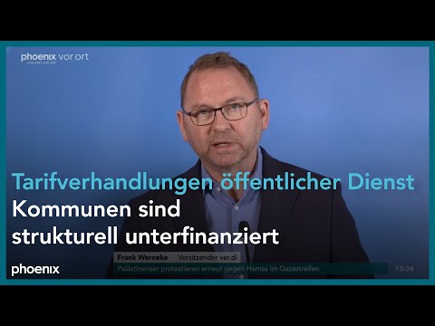 Nancy Faeser und Frank Werneke zu Tarifverhandlungen im öffentlichen Dienst am 07.04.25