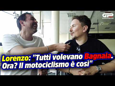 Lorenzo: "Before, everyone wanted Bagnaia. Now? That's motorcycling."
