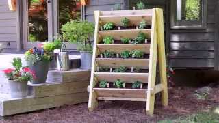 How to Build a Vertical Herb Planter