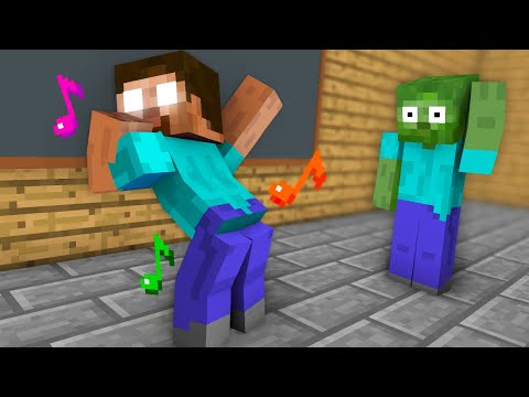 Monster School : Dancing Challenge - Minecraft Animation