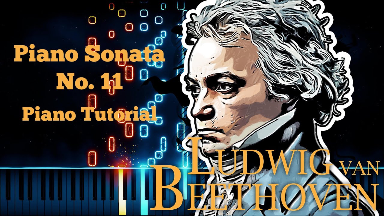 - Ludwig van Beethoven - "Op.22 Piano Sonata No.11 in B-Flat Major" (Piano Tutorial)