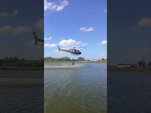 Helicóptero RN 002 em ação
