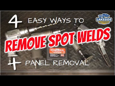 4 Easy Ways to Remove Spot Welds & Welded on Auto Body Panels