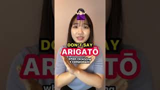 Download lagu Don't say ARIGATO when receiving a compliment🙅‍♀️ #Shorts mp3