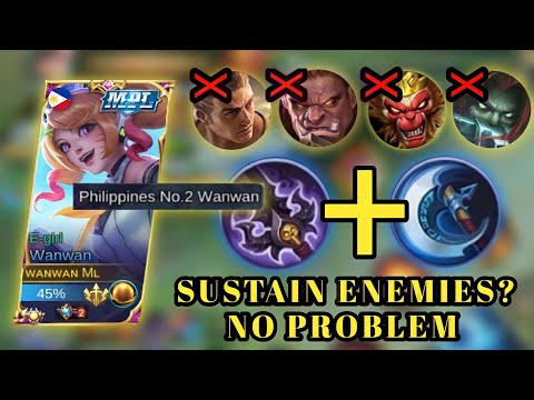 TO ALL WANWAN USER MUST TRY THIS ANTI SUSTAIN BUILD | Wanwan Tiktok