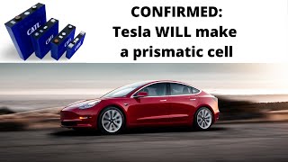 CONFIRMED: Tesla WILL make a prismatic battery cell