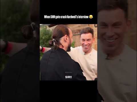 Swedish House Mafia crashes Hardwells interview. #shm #electronicmusic #hardwell