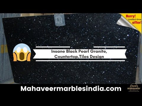 Insane black pearl granite