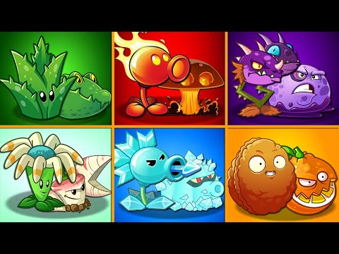 Plants Vs Zombies 2 | Team RANDOM Plants Power-Up! vs Deep Sea Gargantuar (PVZ2)