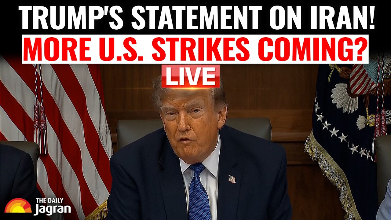 Trump Slams 'Dishonorable' Iran & Hints of Fresh Wave of Military Strikes | TDJ LIVE