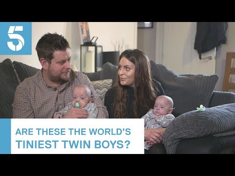 Britain's smallest surviving twin boys born at just 23 weeks | 5 News