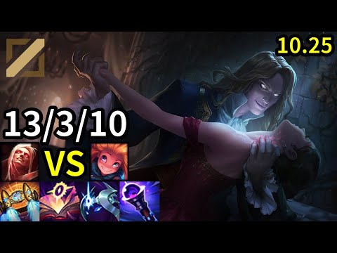 Vladimir Mid vs Zoe - KR Grandmaster | Patch 10.25