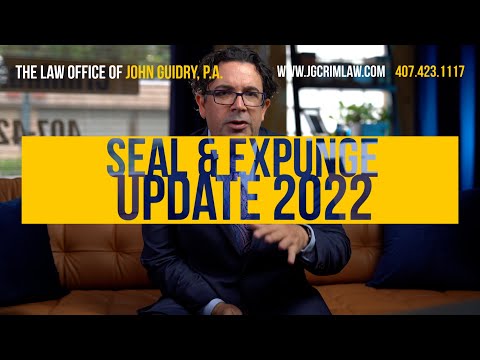 Seal & Expunge Update 2022