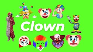Animated Clown GIF Green Screen Pack (Free Download)