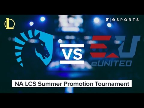 HIGHLIGHTS: Team Liquid vs. eUnited (2017 NA LCS Summer Promotion)