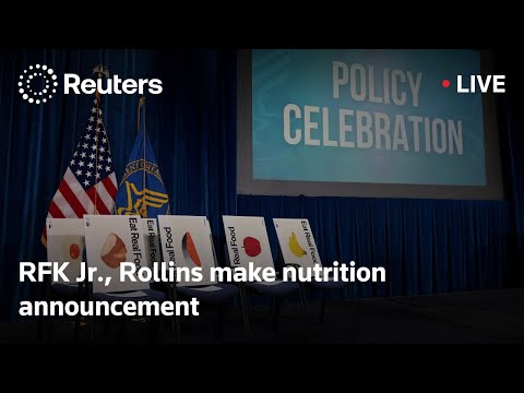 LIVE：美國衛生部長甘迺迪、農業部長羅林斯宣佈營養相關事項！ (LIVE: US health secretary Kennedy, agriculture secretary Rollins make nutrition announcement)