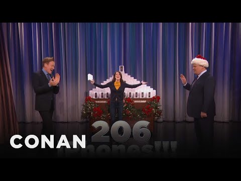 Conan Gives Away 206 iPhones! | CONAN on TBS