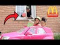 McDonald S Drive Thru Prank Kids Pretend Play FamousTubeKIDS