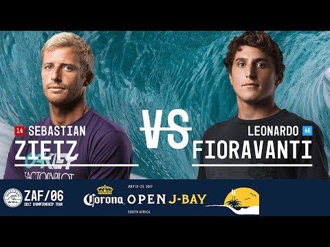 Sebastian Zietz vs. Leonardo Fioravanti - Round Two, Heat 7 - Corona Open J-Bay 2017