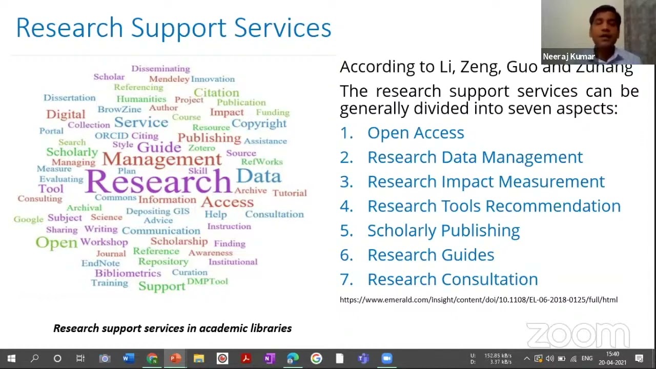 Research Support Services in Academic Libraries