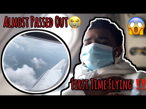 My First Time Flying (Almost Passed Out)😭*REACTION* Vlog #1