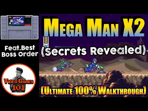 Mega Man X2 Walkthrough | 100% Guide w/Boss Order | Video Games 101