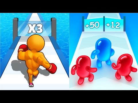 looking good 🥈📣 Join blob clash 3D Vs Level up runner Android ios gameplay adventure walkthrough 🔥🔥