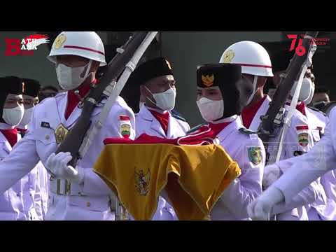 Upacara Pengibaran Bendera Merah Putih HUT RI Ke-76