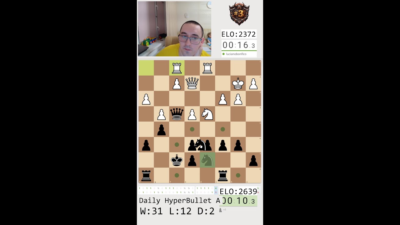 Friday Daily HyperBullet Arena on lichess.org AGM Uvarov Andrey [EN] #chess