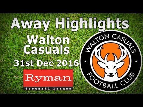 Walton Casuals vs Carshalton Athletic  31.12.16