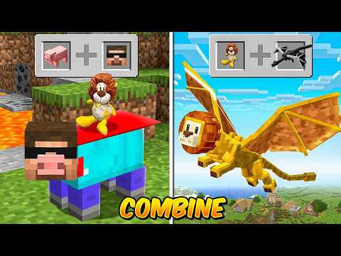 Minecraft, But You Can Combine Any Mobs!