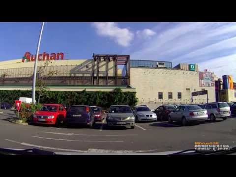 Driving in Timişoara: Freidorf - Iulius Mall. (Timelapse 2x)