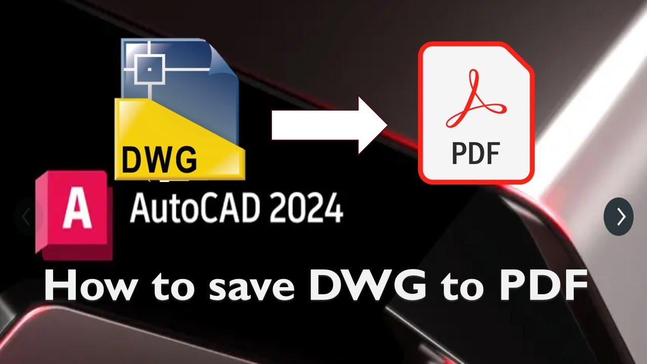 How to save PDF or DWG FILES in AUTOCAD 2024,Quickly Output PDF & DWF Files