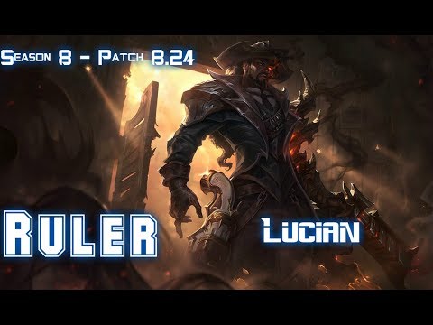 Ruler LUCIAN vs EZREAL ADC - Patch 8.24 KR Ranked
