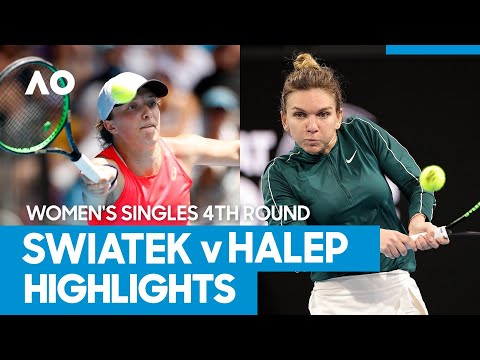Iga Swiatek vs Simona Halep Match Highlights (4R) | Australian Open 2021