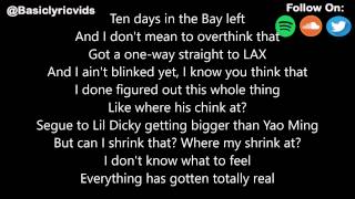 Really Scared - By: Lil Dicky (Feat. Azadeh) (Lyrics)