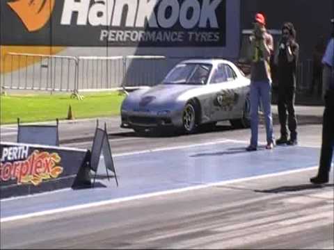 glovers fd rx7 13b running 7.42 at hitech titles video by Dani