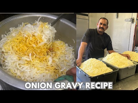 Onion Gravy Recipe | Yellow Gravy Recipe | Bina Kaju Ke Yellow Gravy | Restaurant Style Onion Gravy