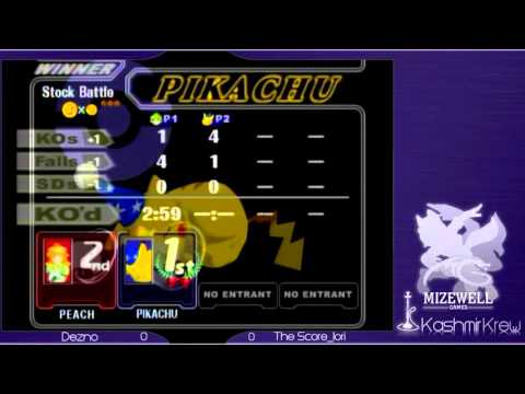 FNA1.1 Melee[WQ] Dezno (Peach) vs. Iori (Pikachu)