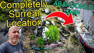ABANDONED New Jersey Marina & Lightship Barnegat Exploration
