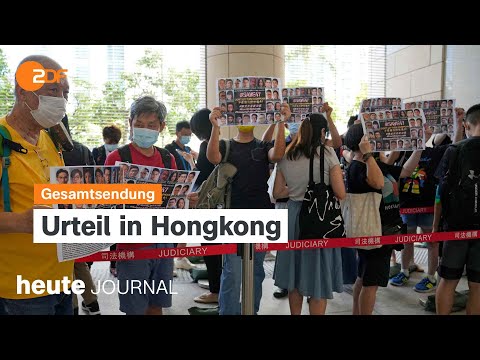 heute journal vom 30.05.2024 Opposition in Hongkong, Pistorius in Ukraine, Franz-Kafka-Jubiläum
