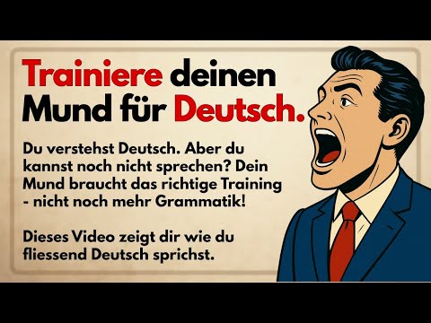 Deutsch sprechen lernen: Trainiere deinen Mund | Sprich fließend Deutsch