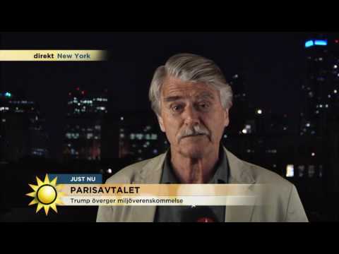 Trump överger miljööverenskommele - Nyhetsmorgon (TV4)