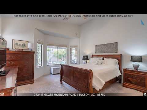 Priced at $479,900 - 7734 E Mcgee Mountain Road, Tucson, AZ 85750
