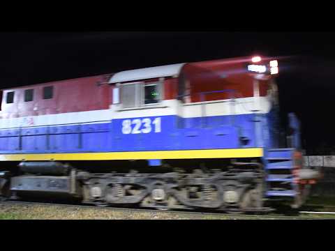 [4K] Tren cargado de NCA con la ALCo RSD16 8231 pasando por Marcos Juárez!!!!!!
