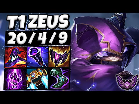 T1 Zeus Kennen vs Aatrox [ TOP ] Patch 12.18 Ranked Master NA ✅
