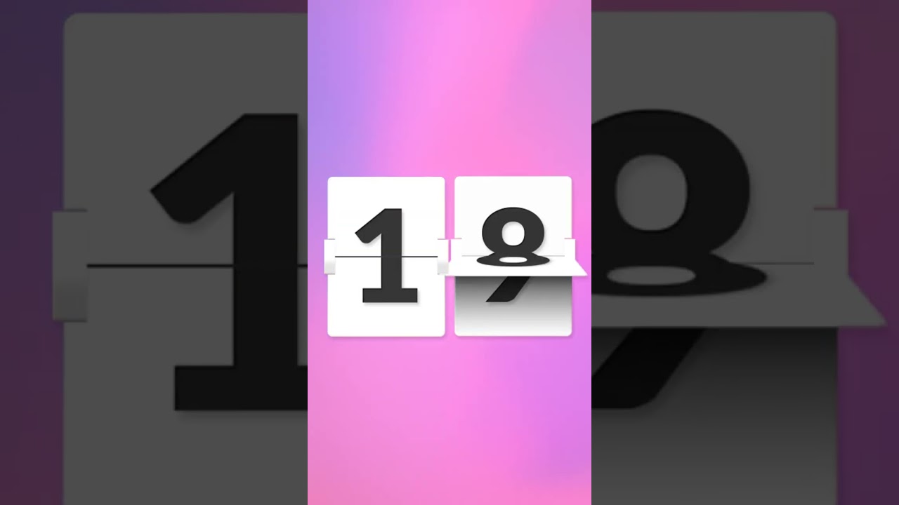 30 Sec Flip Clock Countdown Timer #shorts